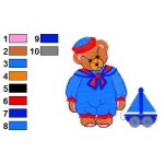 Teddy Bear 53 Embroidery Design